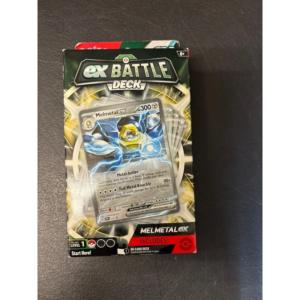 Pokemon Melmetal Ex Battle Deck‎ Trading Card Game Complete Ready to Play